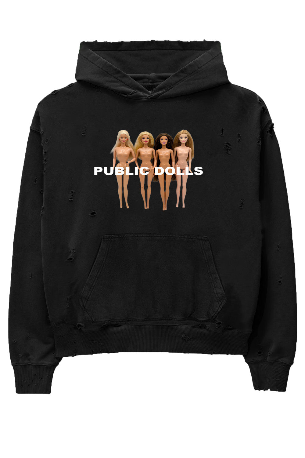 DOLL DISTRESSED HOODIE
